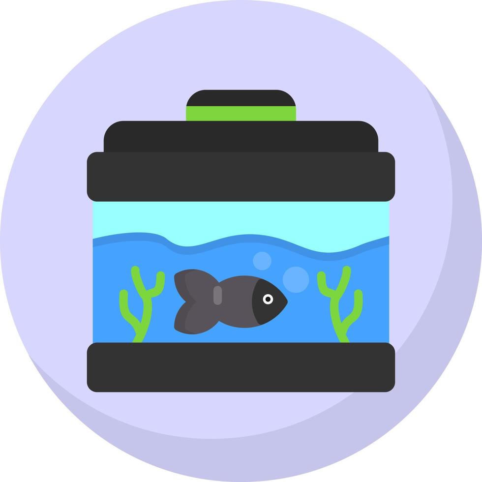 Aquarium-Vektor-Icon-Design vektor