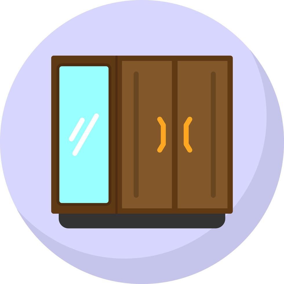 Kleiderschrank-Vektor-Icon-Design vektor