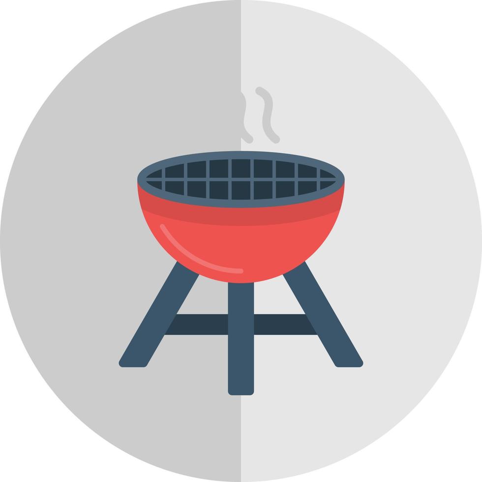 Grill-Vektor-Icon-Design vektor