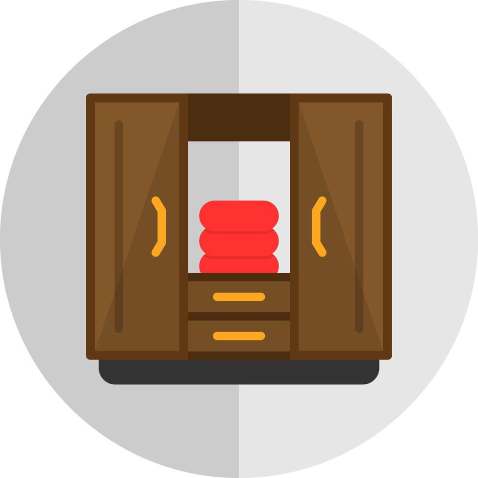 Kleiderschrank-Vektor-Icon-Design vektor