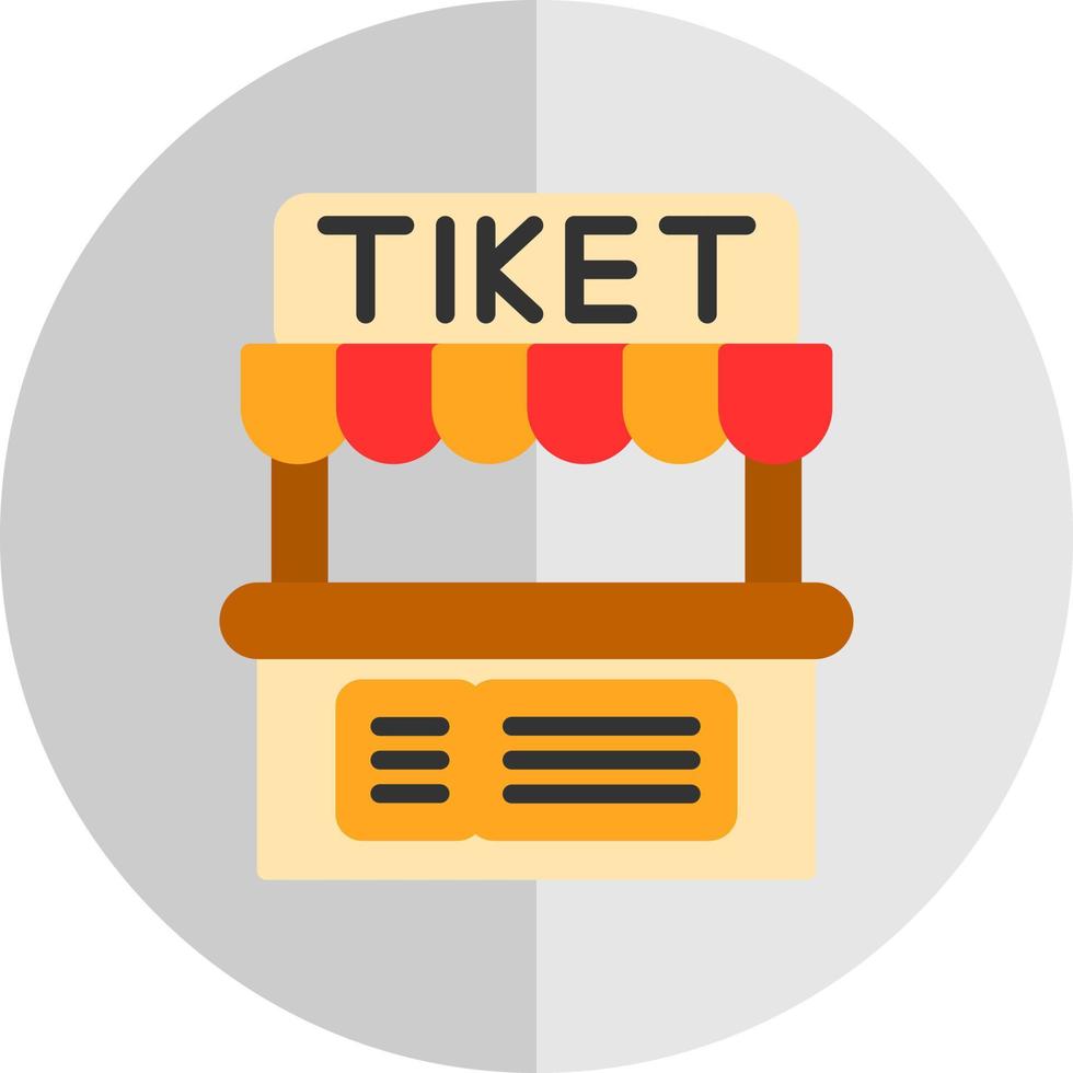 Ticket Office-Vektor-Icon-Design vektor