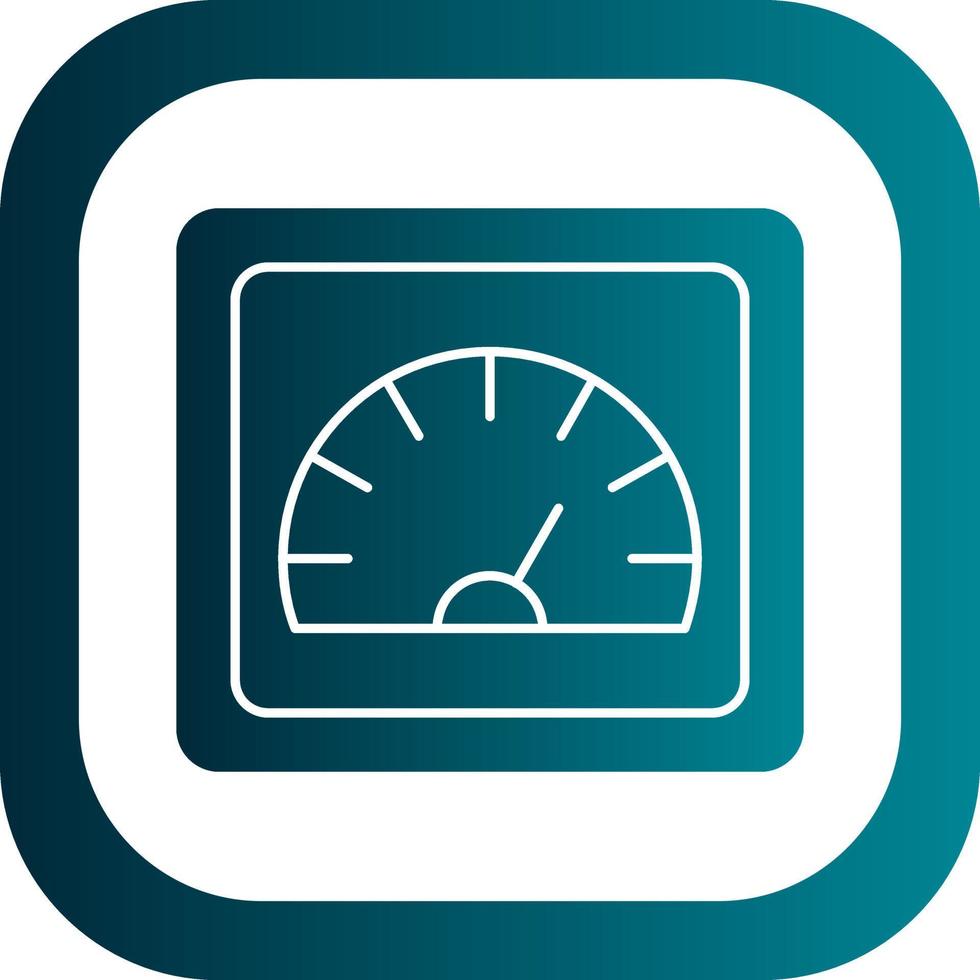 Geschwindigkeit o-Meter-Vektor-Icon-Design vektor