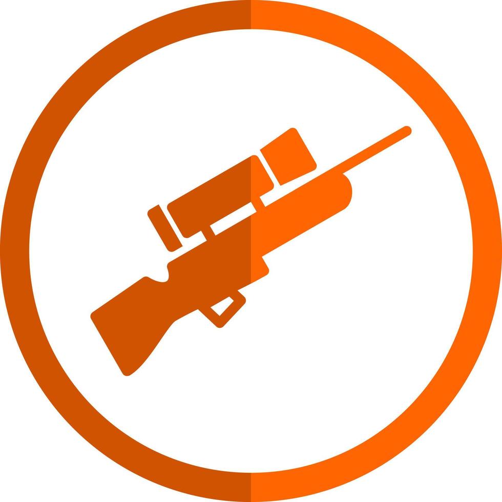 Scharfschützen-Vektor-Icon-Design vektor