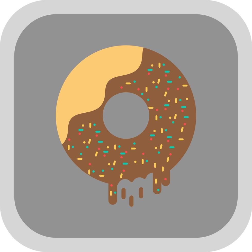 Donut-Vektor-Icon-Design vektor