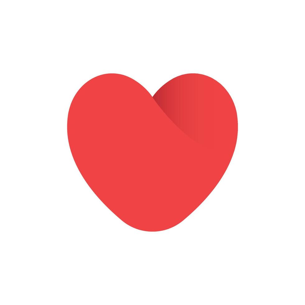 Herz Symbol. Symbol von Romantik. Valentinstag Tag Design. vektor