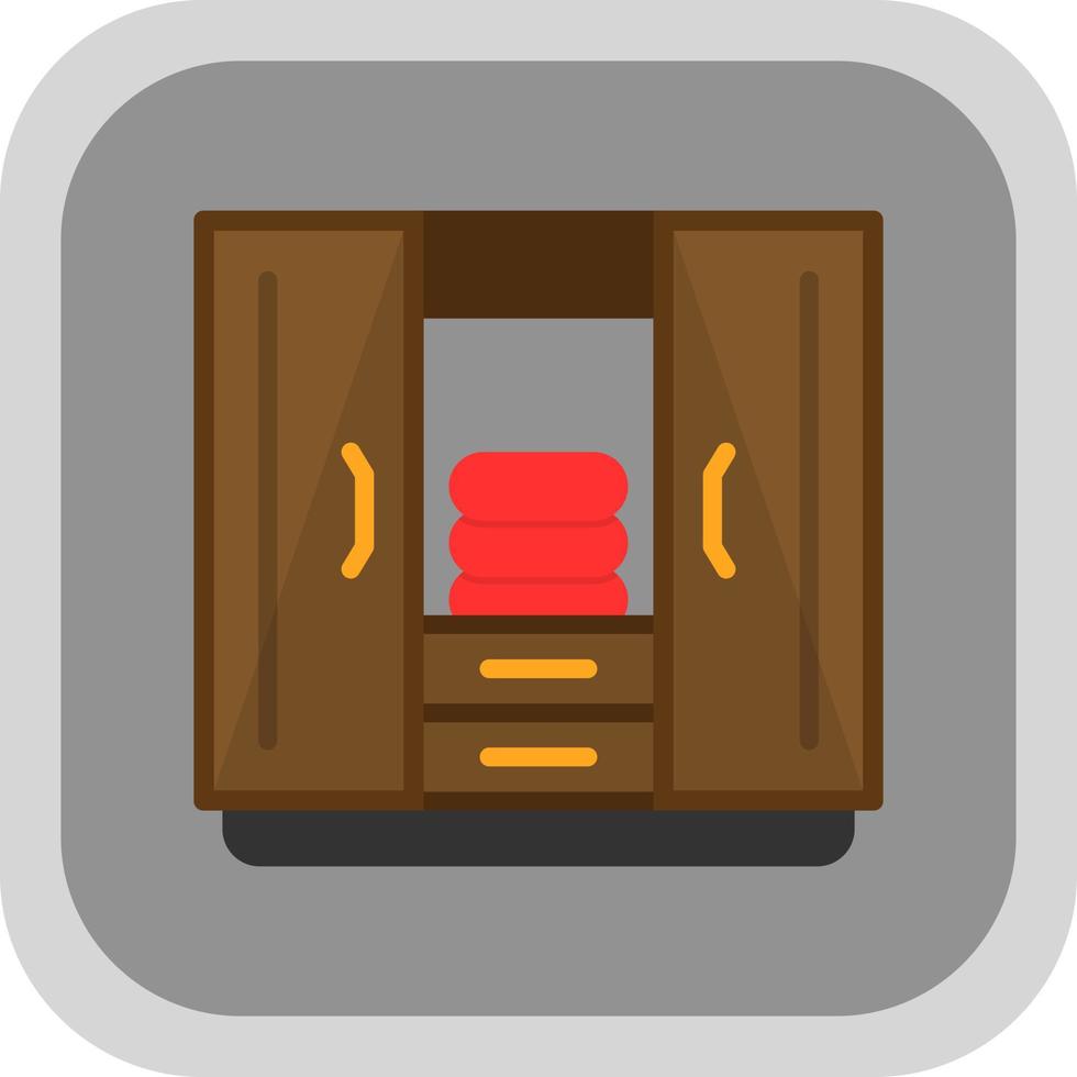 Kleiderschrank-Vektor-Icon-Design vektor