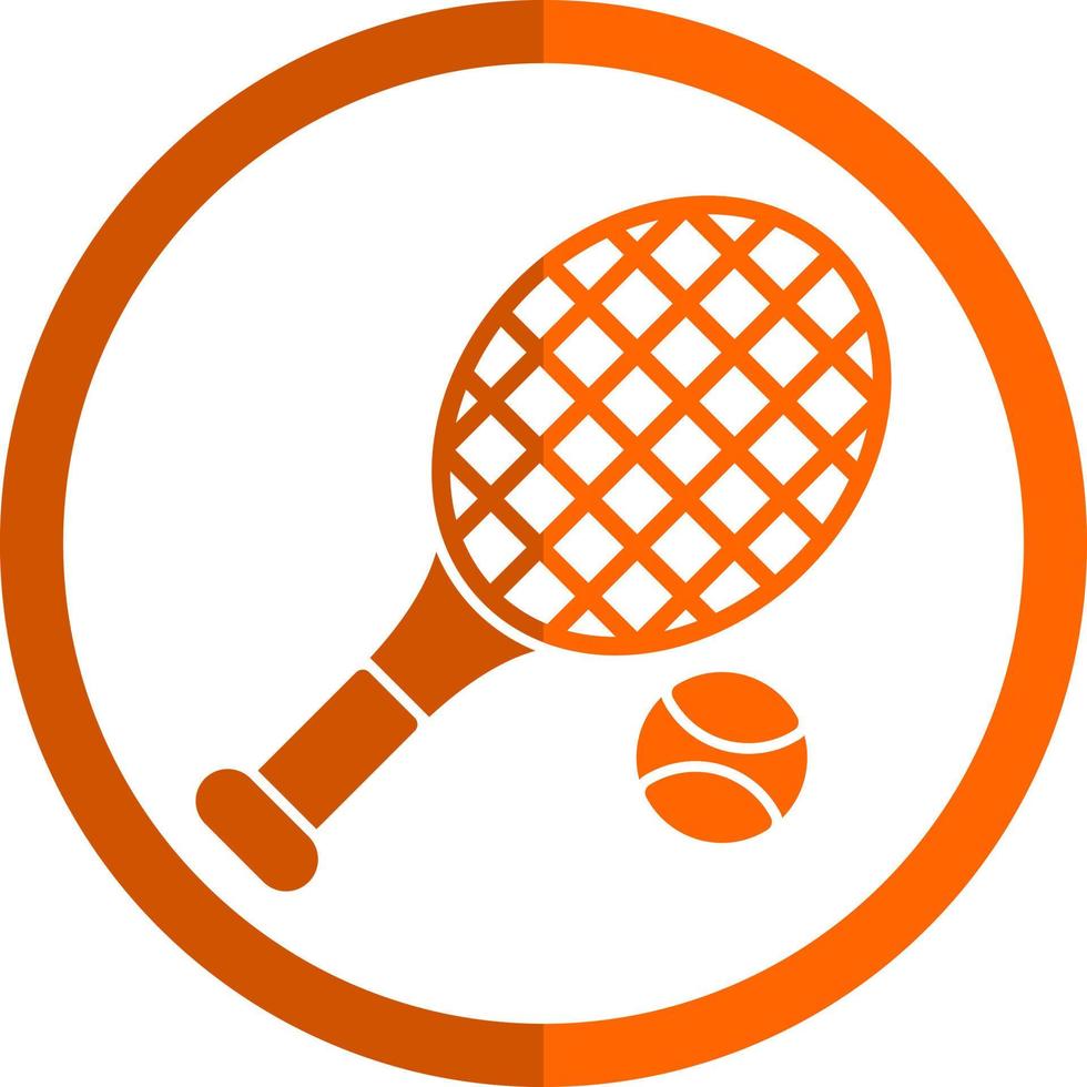 Tennis-Vektor-Icon-Design vektor