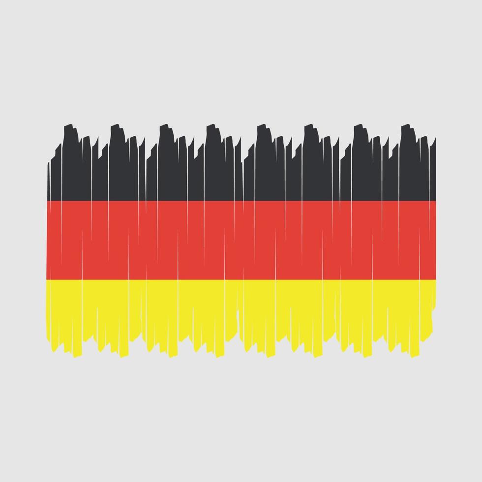 Deutschland-Flagge-Pinsel-Vektor vektor