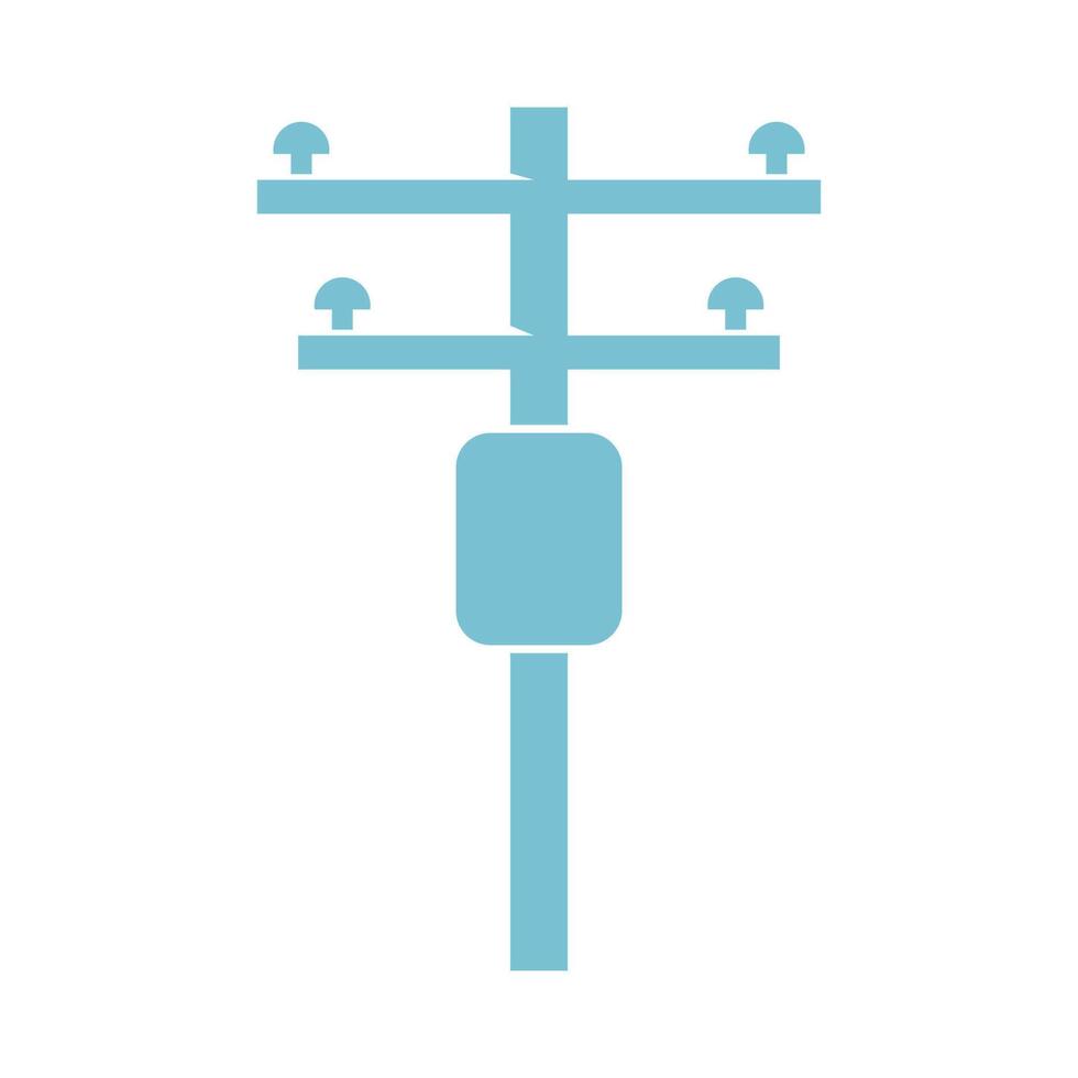 elektrisk Pol ikon design vektor