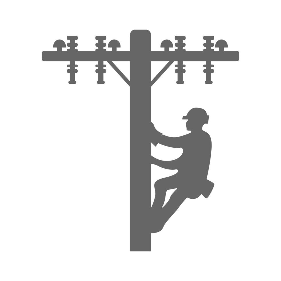 Strommast-Icon-Design vektor