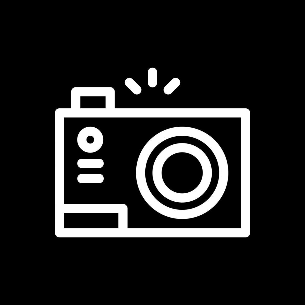kompakt kamera vektor ikon design