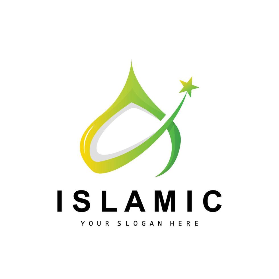 Moschee Logo, Vektor islamisch, islamisch Tag Ramadan Design, eid eid, und eidul adha