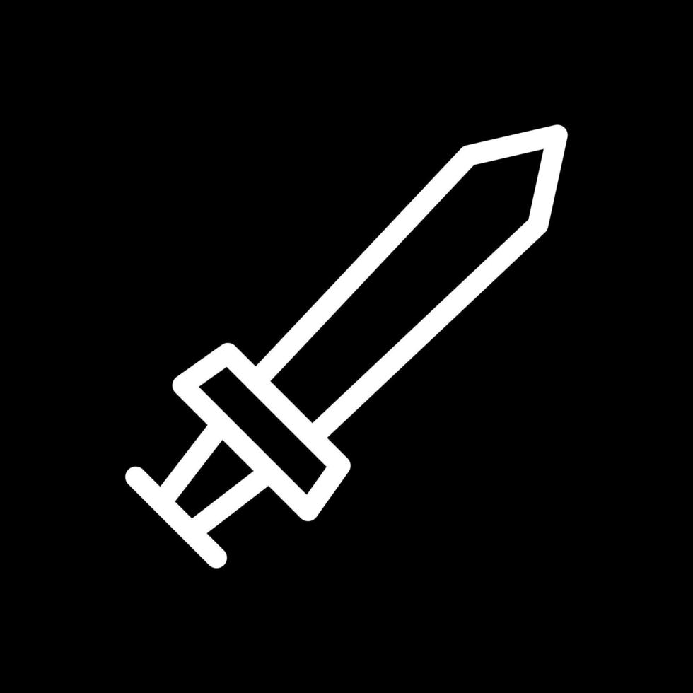 spel svärd vektor ikon design