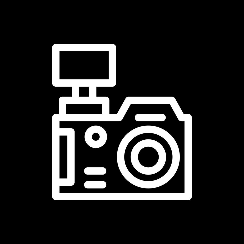 DSLR-Kamera-Vektor-Icon-Design vektor