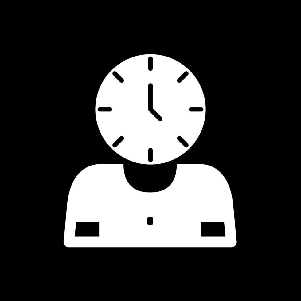 Geduld-Vektor-Icon-Design vektor