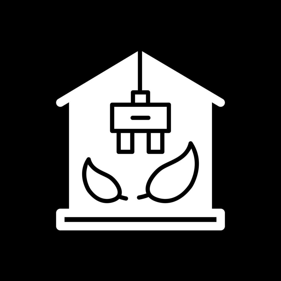 Öko Solar- Zuhause Vektor Symbol Design