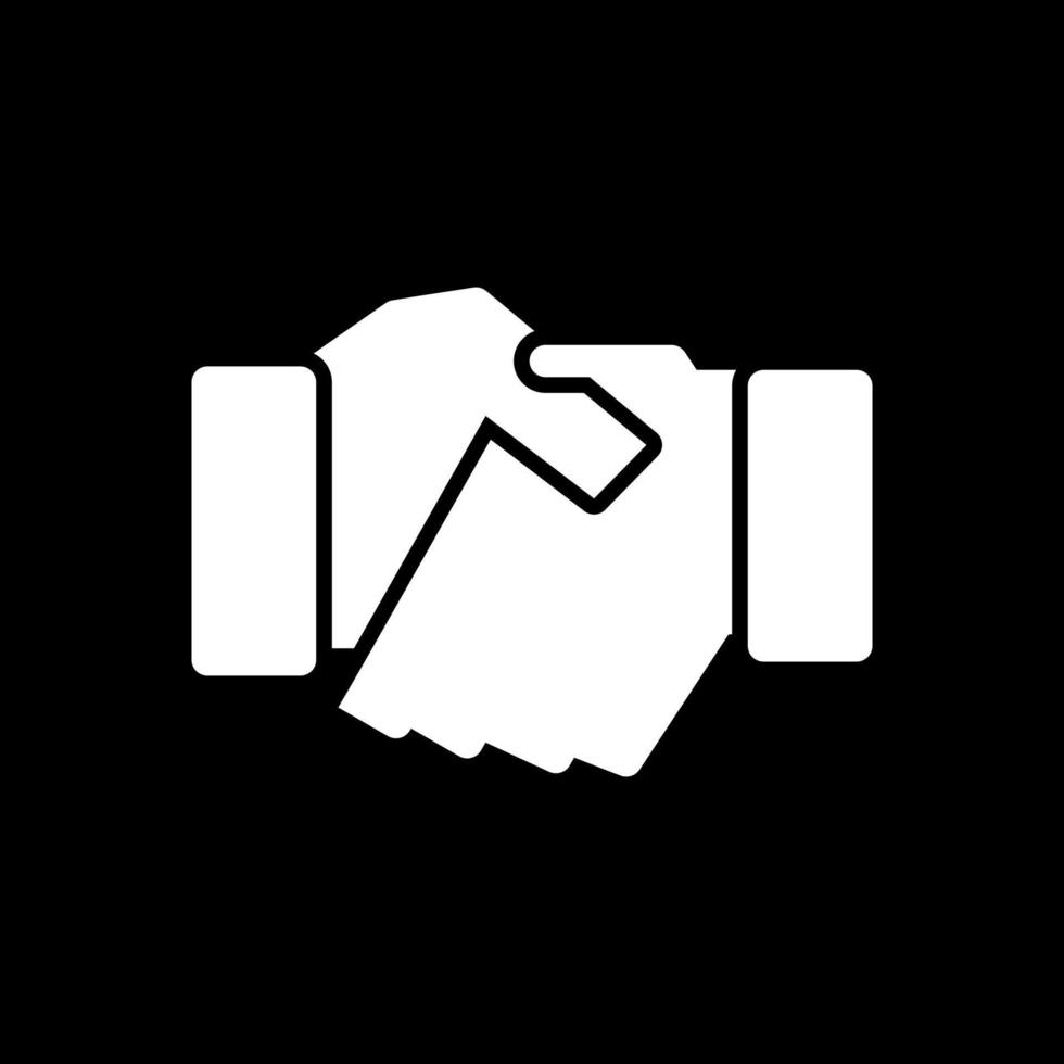 Spiel Handschlag Vektor Symbol Design