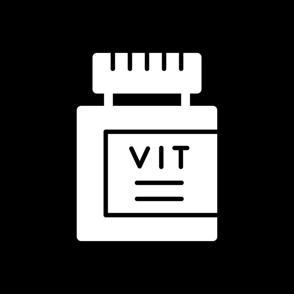 Vitamine Vektor-Icon-Design vektor