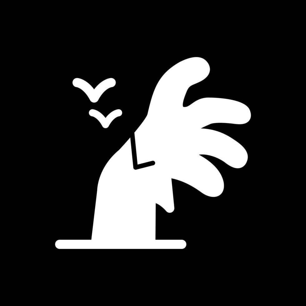 beängstigendes Hand-Vektor-Icon-Design vektor