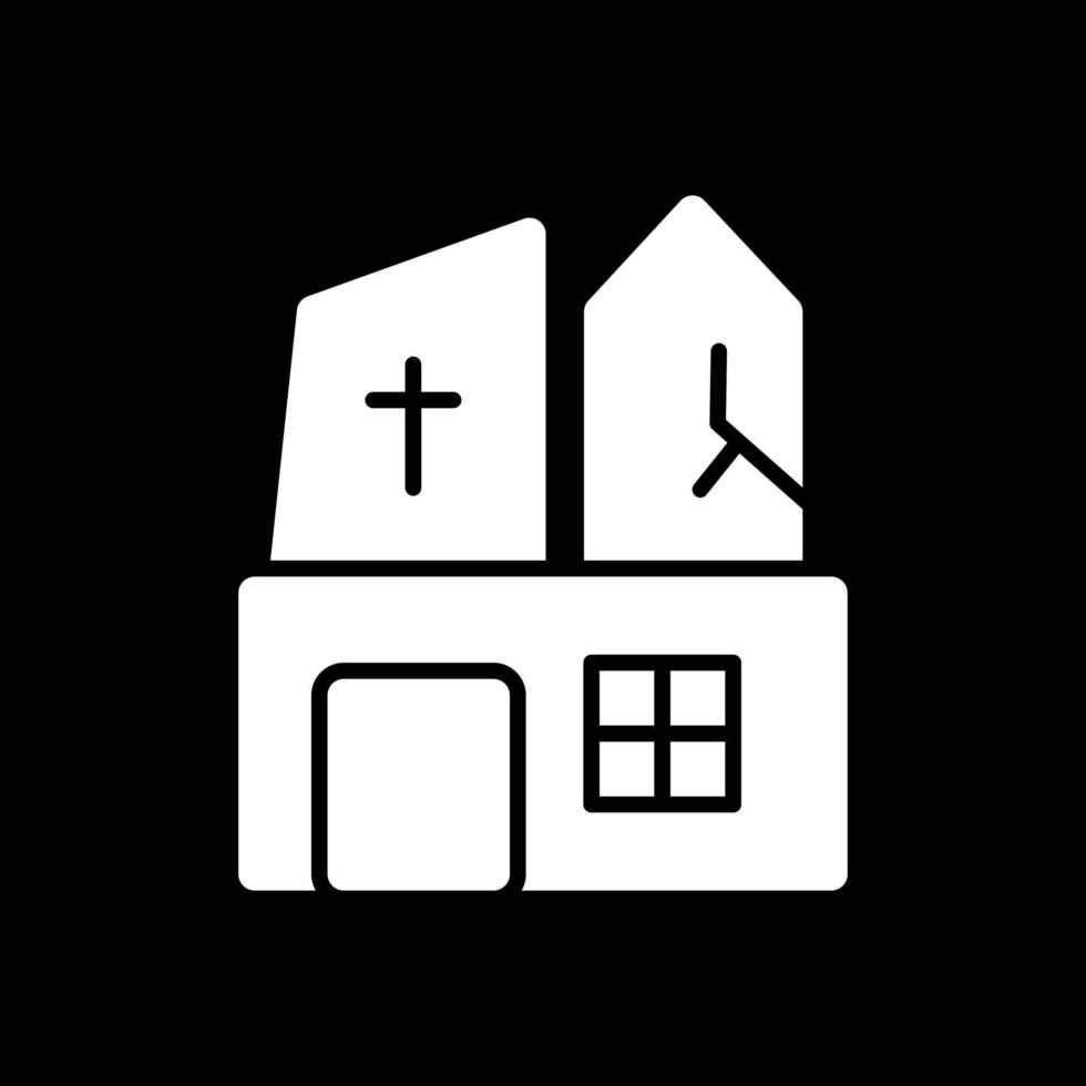 Geisterschloss-Vektor-Icon-Design vektor