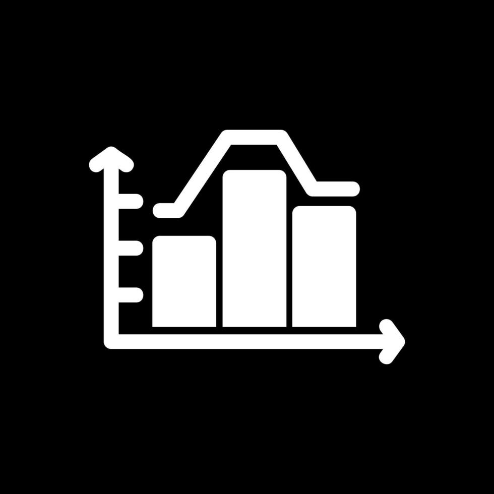 gestapeltes Diagramm-Vektor-Icon-Design vektor