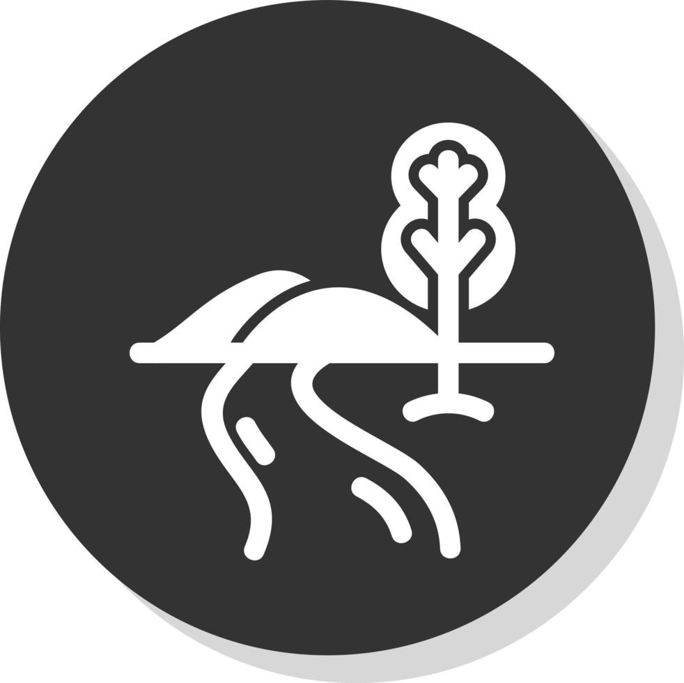 Fluss Landschaft Vektor Symbol Design