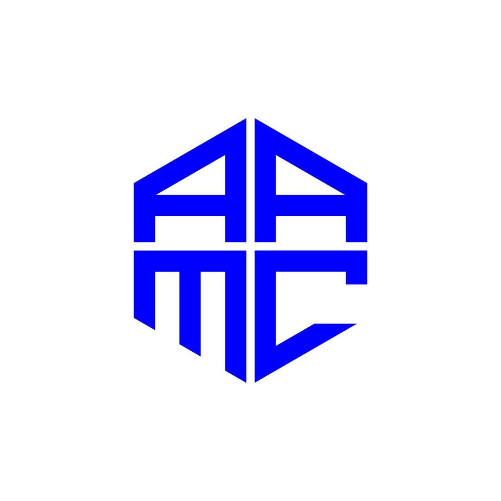 aamc Brief Logo kreativ Design mit Vektor Grafik, aamc einfach und modern Logo.