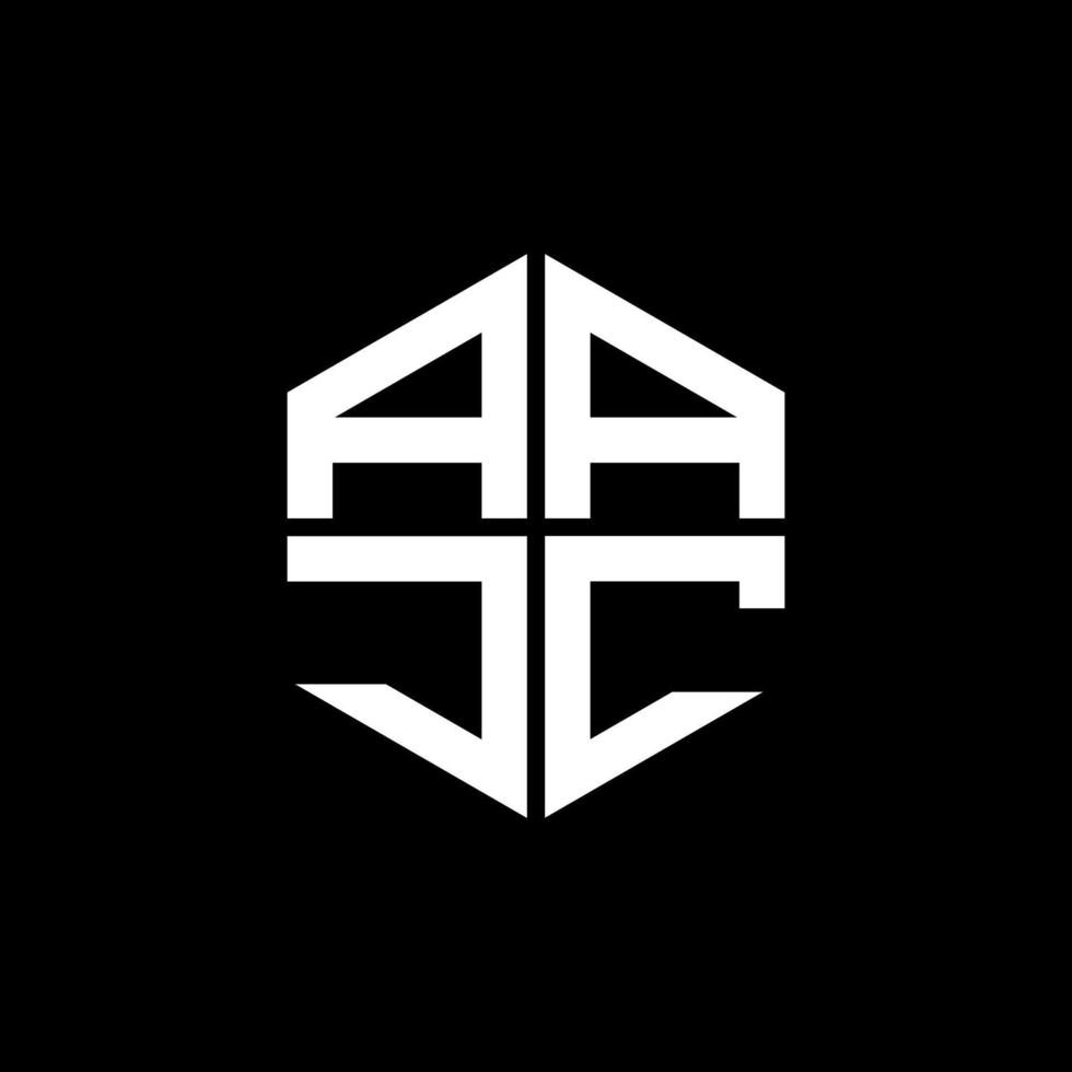 aajc brev logotyp kreativ design med vektor grafisk, aajc enkel och modern logotyp.