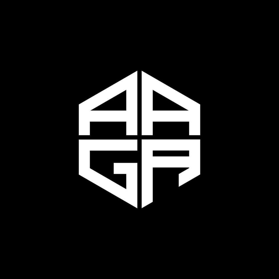 Aaga Brief Logo kreativ Design mit Vektor Grafik, Aaga einfach und modern Logo.