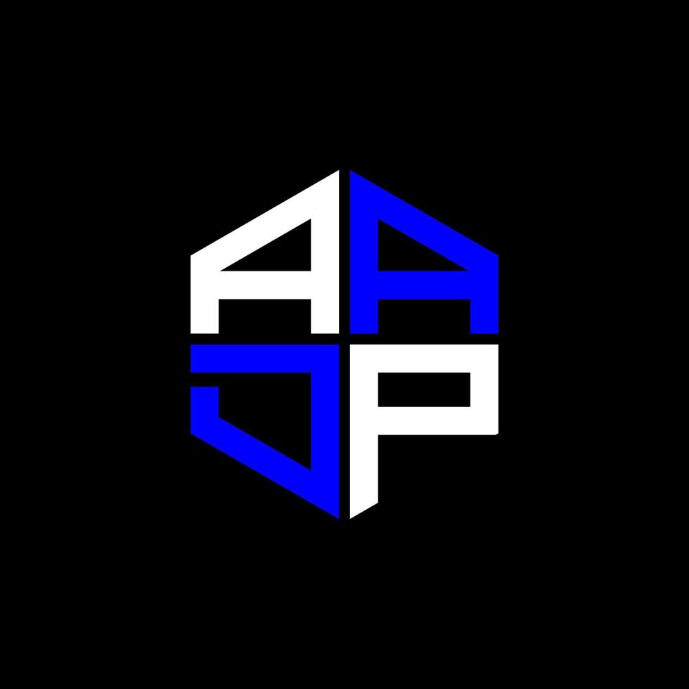 aadp Brief Logo kreativ Design mit Vektor Grafik, aadp einfach und modern Logo.