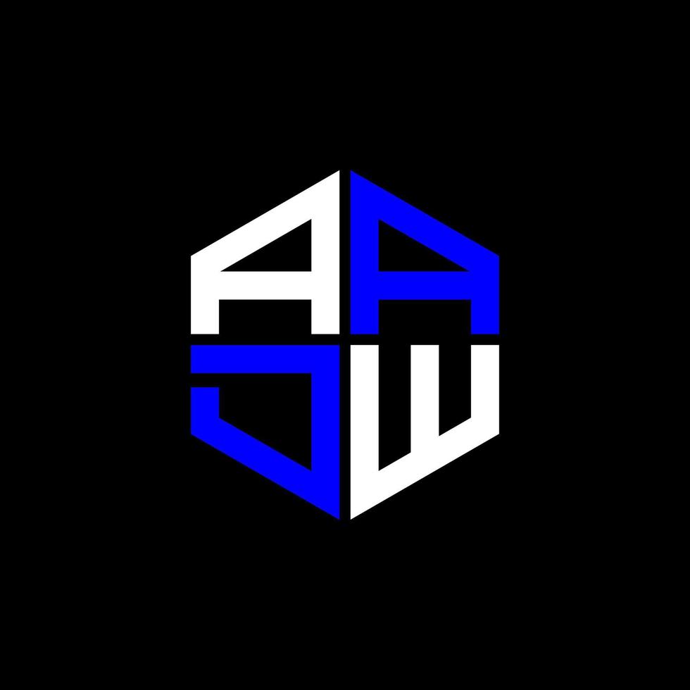 aadw brev logotyp kreativ design med vektor grafisk, aadw enkel och modern logotyp.