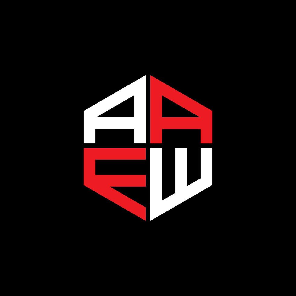 aafw brev logotyp kreativ design med vektor grafisk, aafw enkel och modern logotyp.