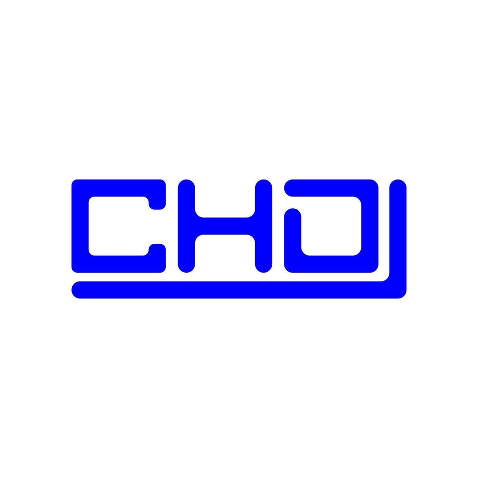 chd brev logotyp kreativ design med vektor grafisk, chd enkel och modern logotyp.