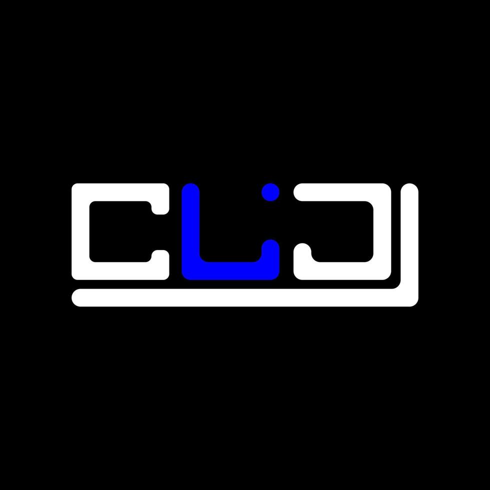 clj Brief Logo kreativ Design mit Vektor Grafik, clj einfach und modern Logo.