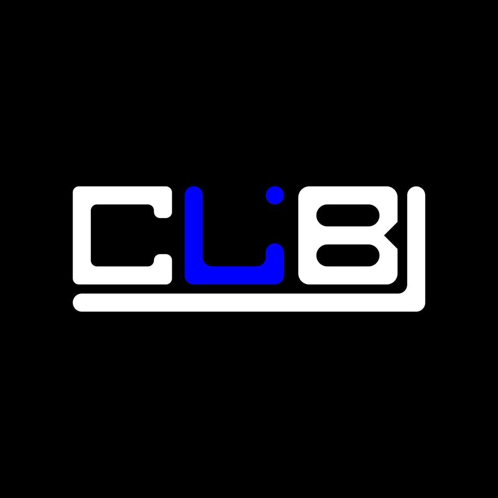 clb brev logotyp kreativ design med vektor grafisk, clb enkel och modern logotyp.