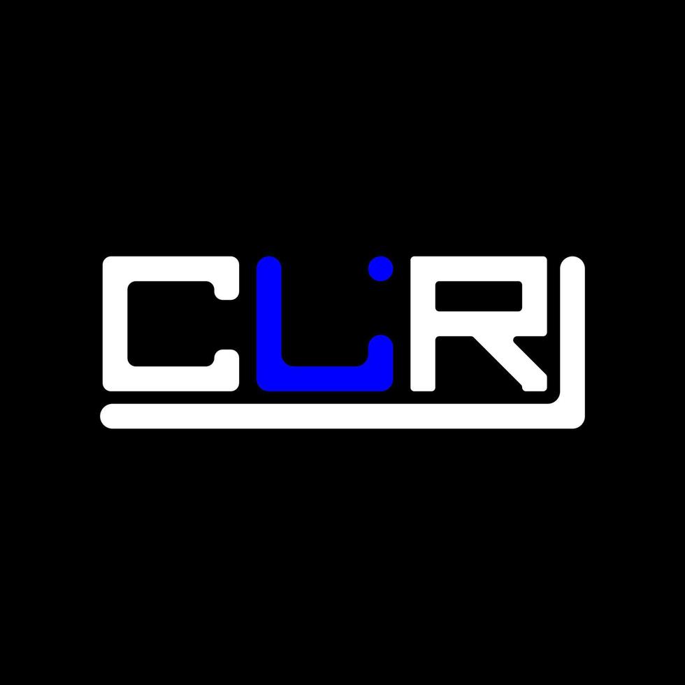 clr Brief Logo kreativ Design mit Vektor Grafik, clr einfach und modern Logo.