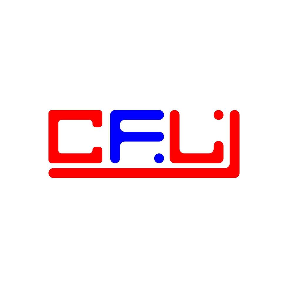 cfl brev logotyp kreativ design med vektor grafisk, cfl enkel och modern logotyp.