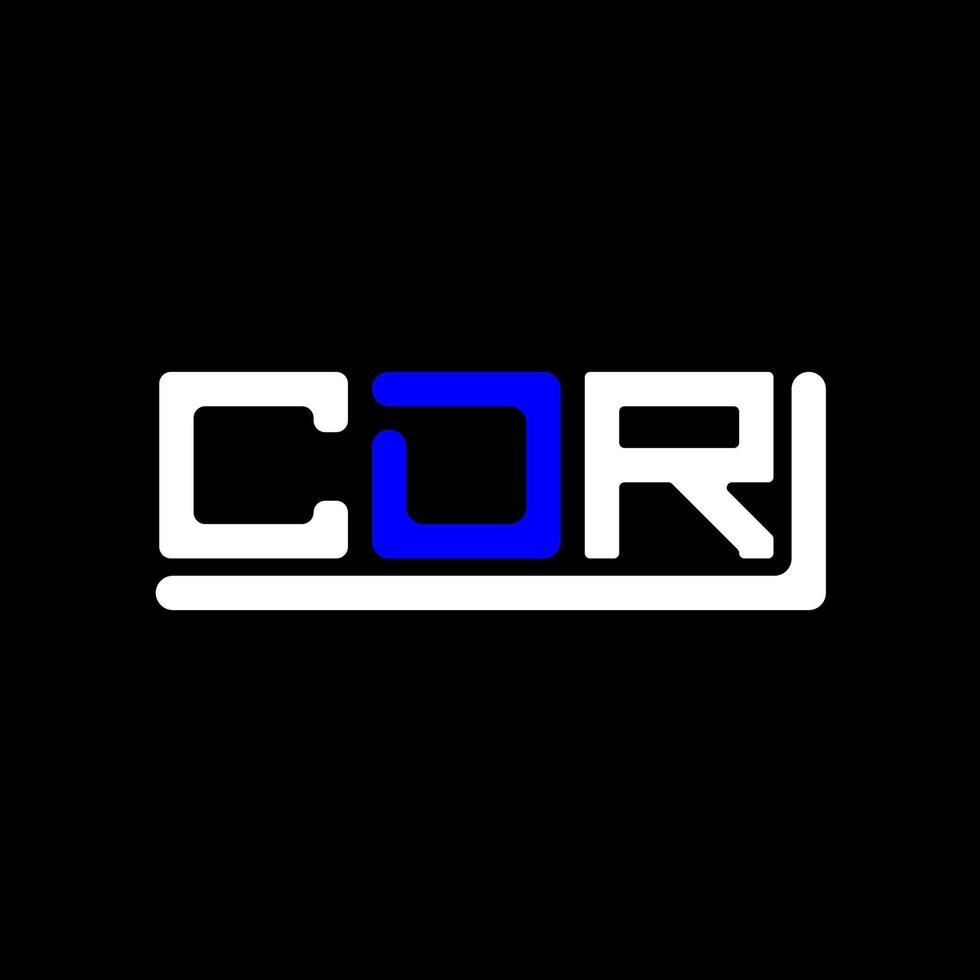 CDR brev logotyp kreativ design med vektor grafisk, CDR enkel och modern logotyp.