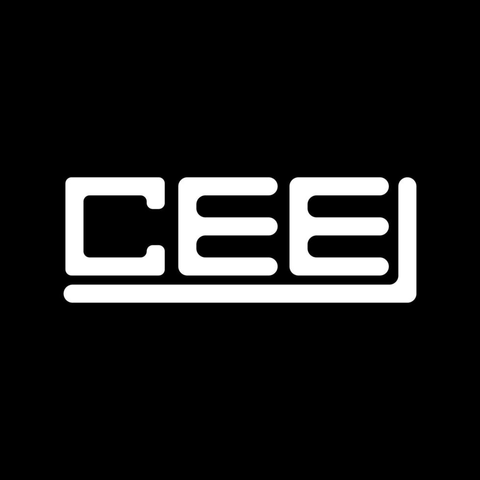 cee Brief Logo kreativ Design mit Vektor Grafik, cee einfach und modern Logo.