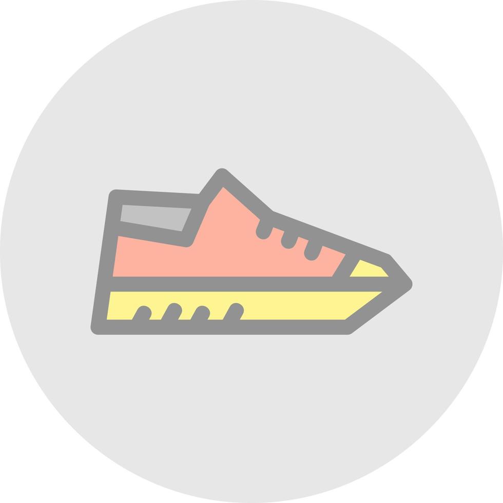 Turnschuhe Vektor-Icon-Design vektor