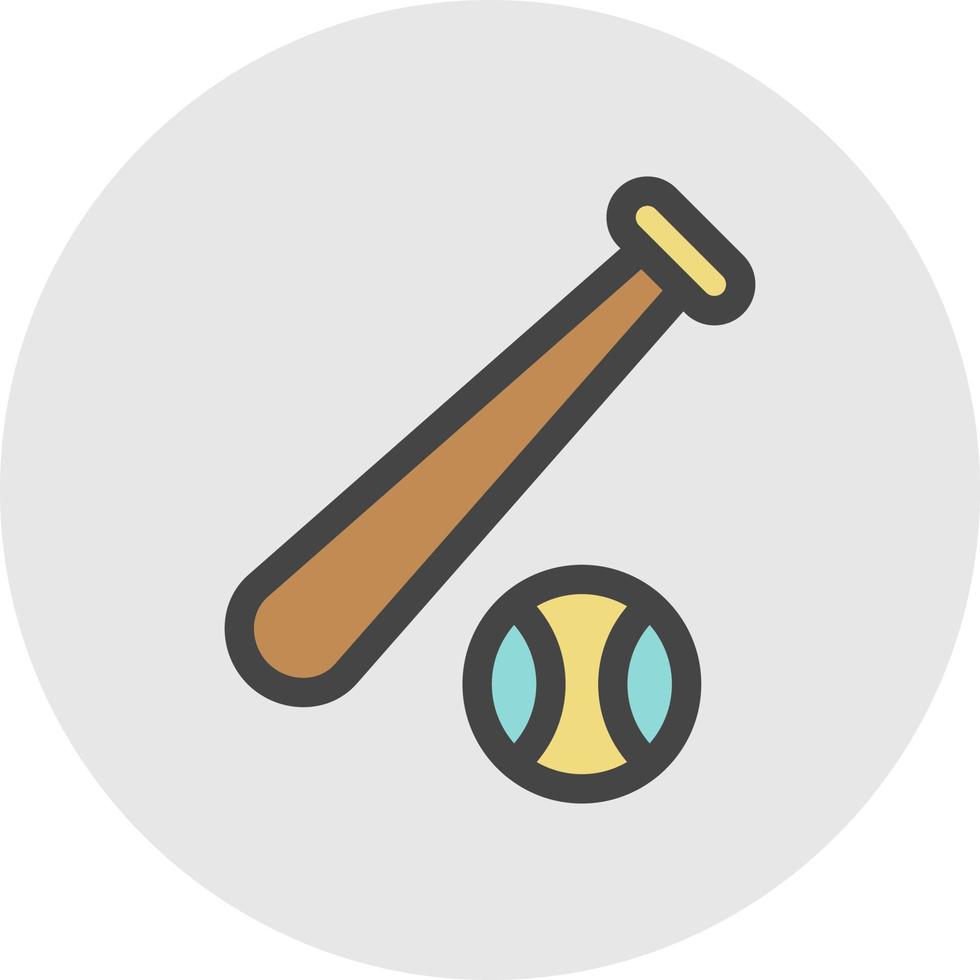 Baseball-Vektor-Icon-Design vektor