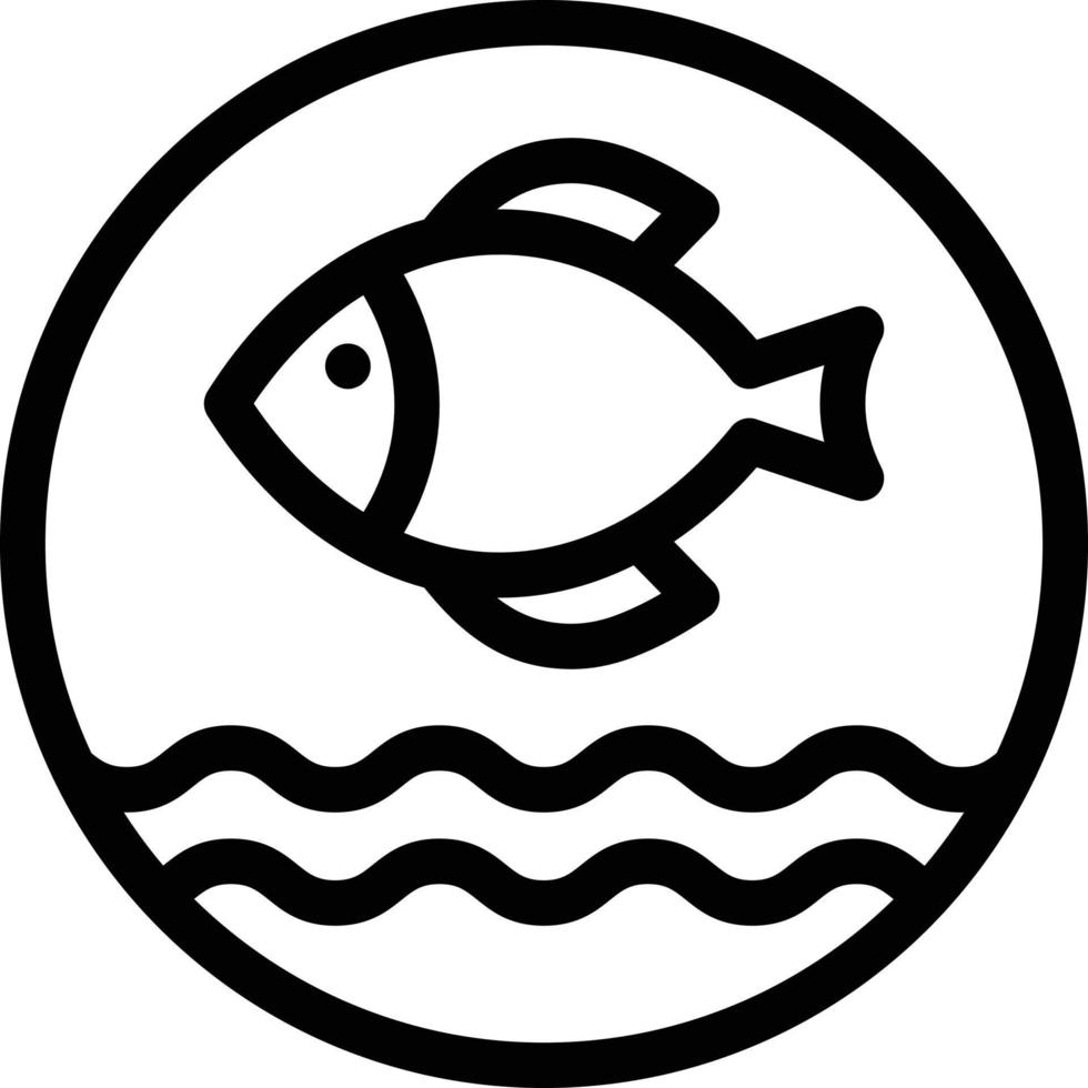 fisk skål vektor illustration på en bakgrund. premium kvalitet symbols.vector ikoner för koncept och grafisk design.