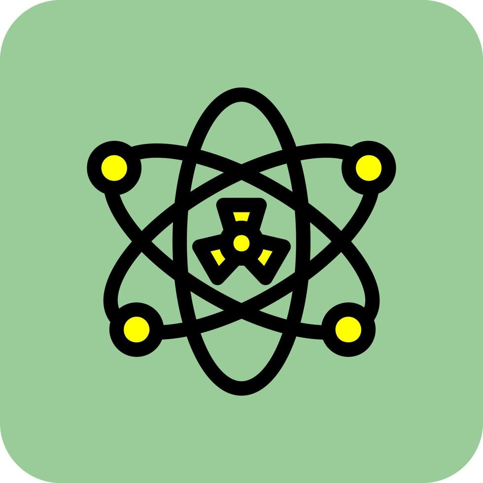 nuklear Fission Vektor Symbol Design