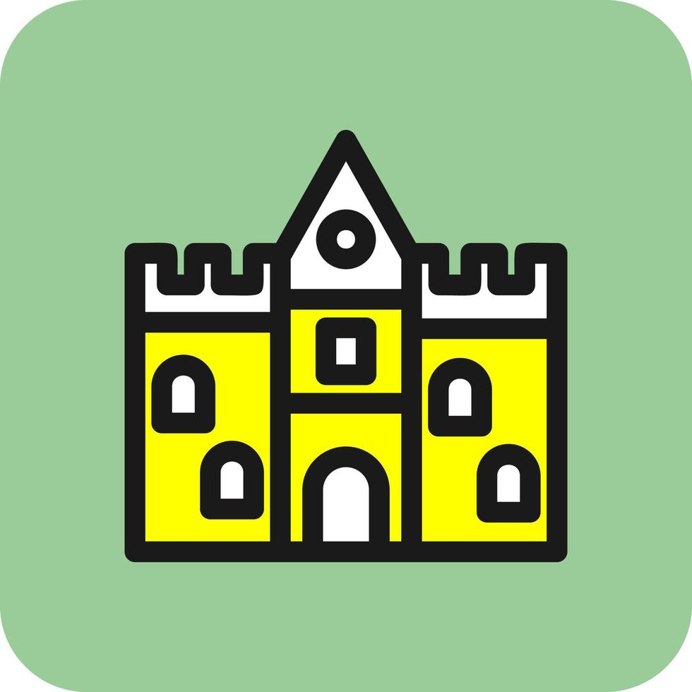 Schloss-Vektor-Icon-Design vektor