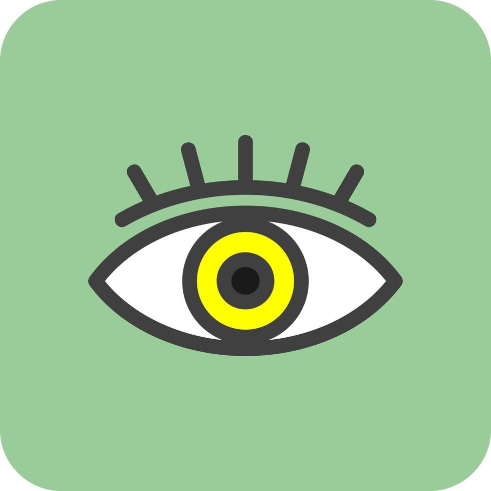 Augen-Vektor-Icon-Design vektor