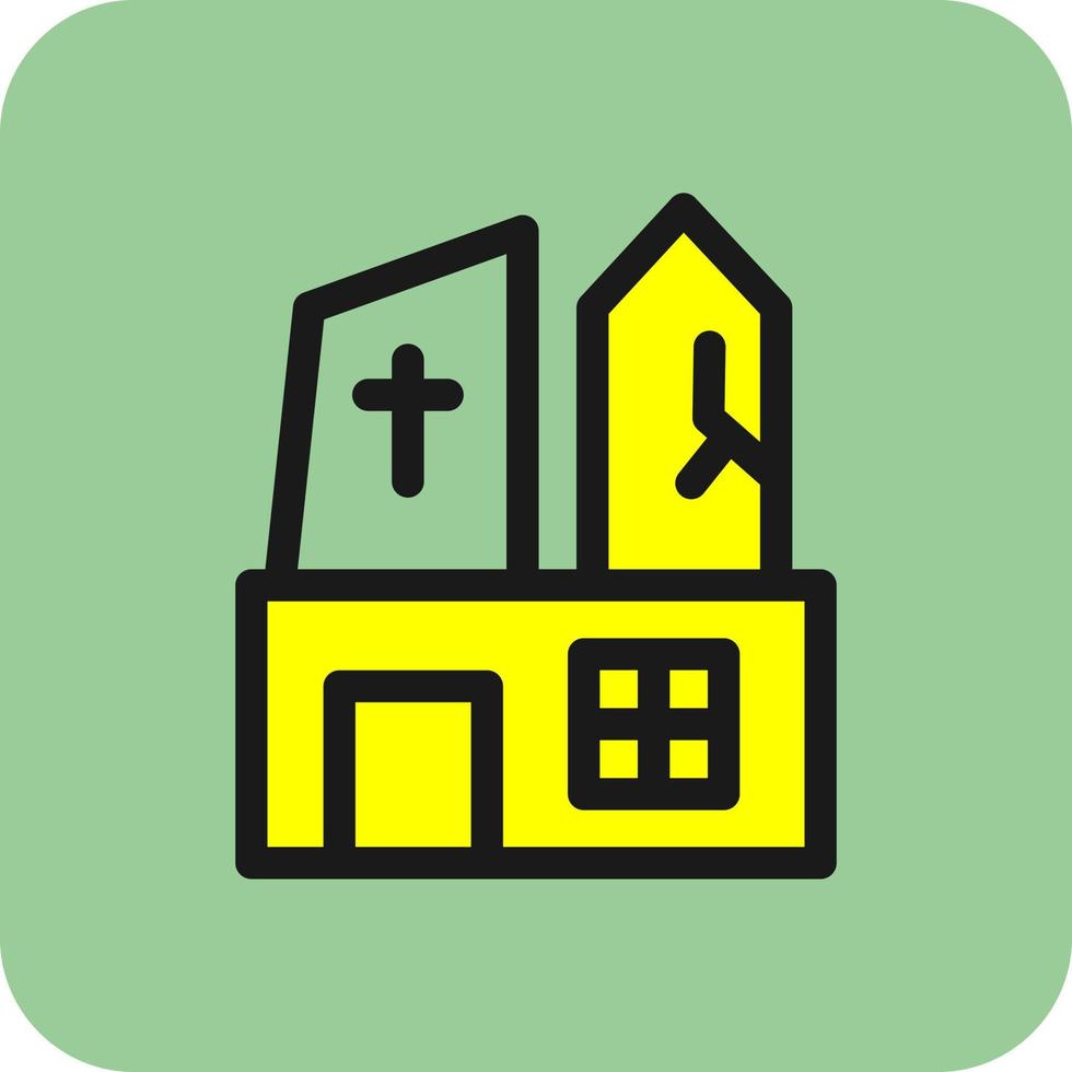 Geisterschloss-Vektor-Icon-Design vektor