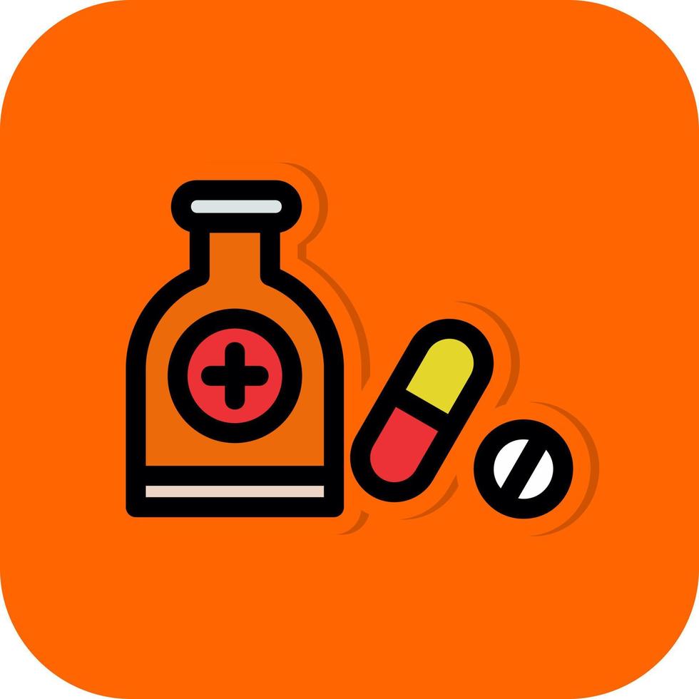 Medizin-Vektor-Icon-Design vektor