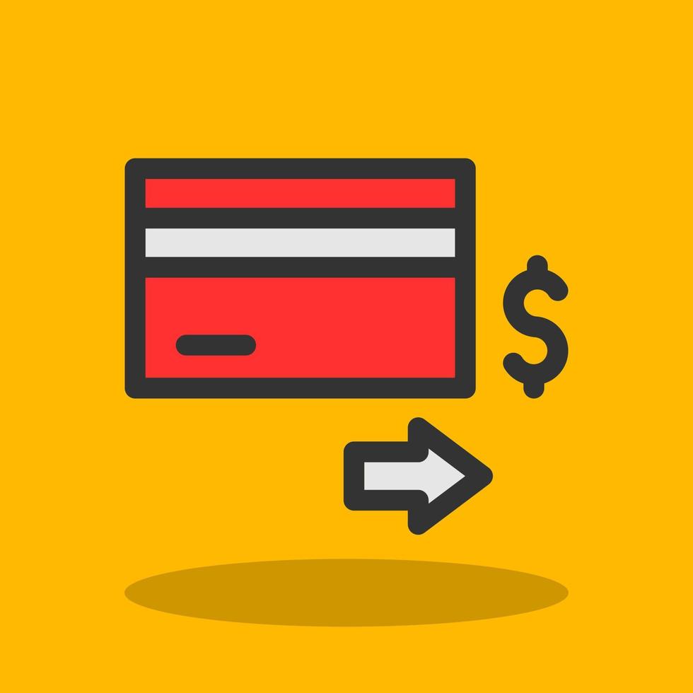 Vektor-Icon-Design für Kreditkartenzahlungen vektor