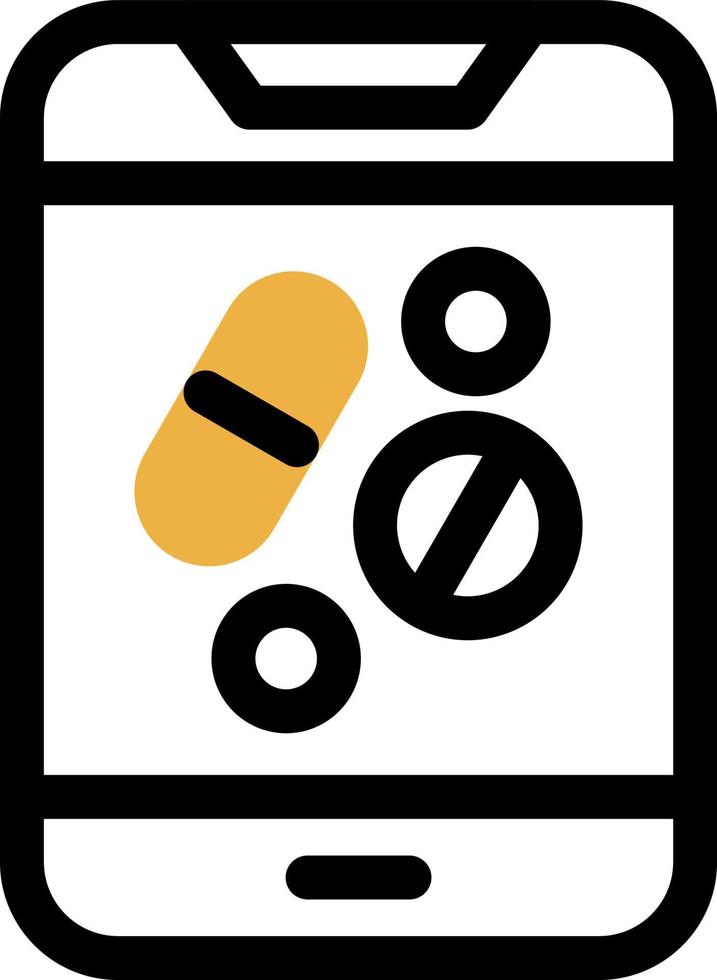 uppkopplad apotek vektor ikon design