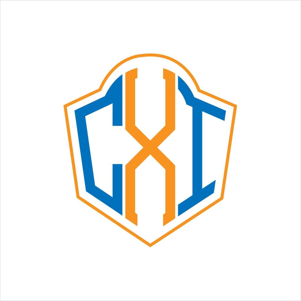 cxi abstrakt Monogramm Schild Logo Design auf Weiß Hintergrund. cxi kreativ Initialen Brief Logo. vektor